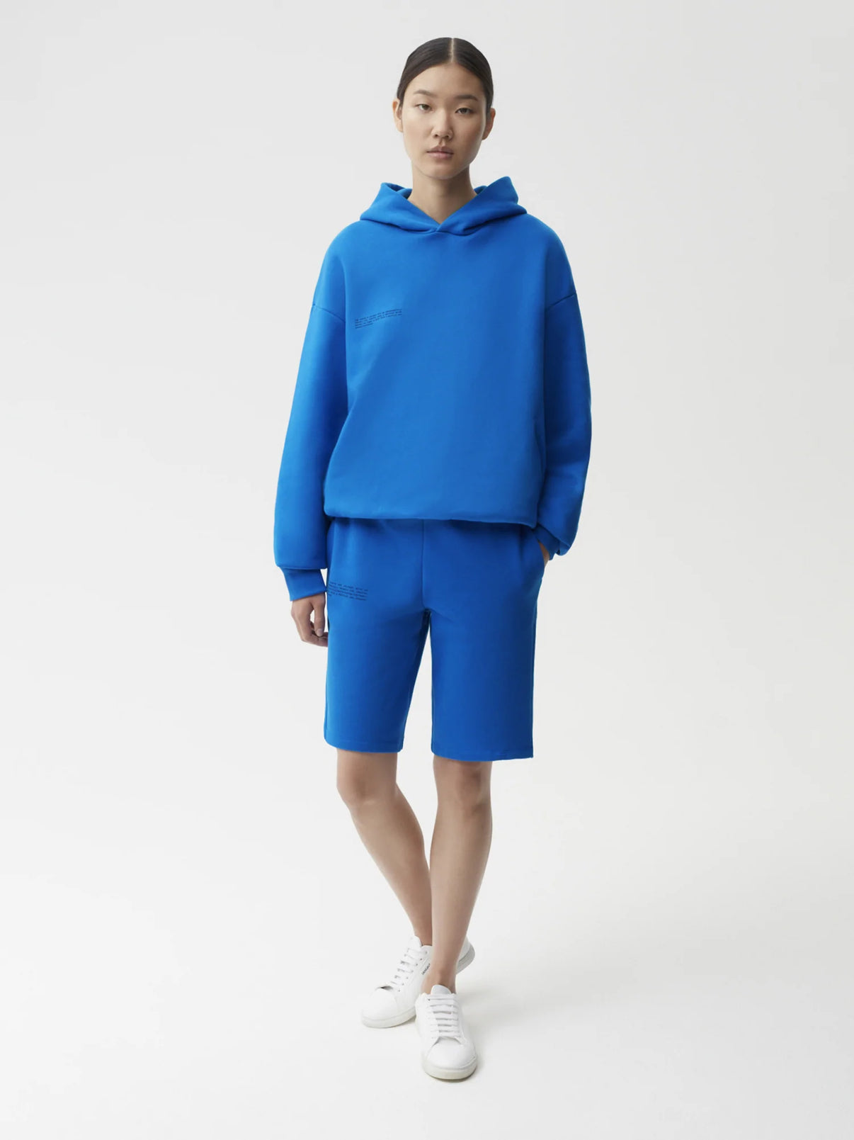 Pangaia 365 Signature Heavyweight Hoodie - Cobalt Blue