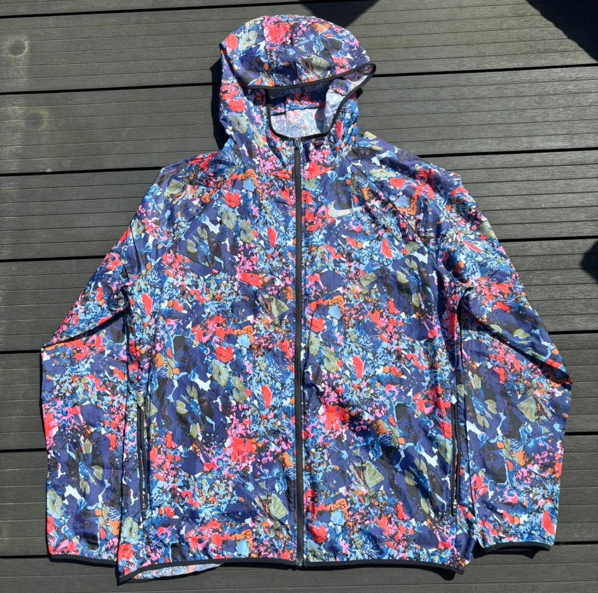 Nike Floral Multicoloured Running Jacket Sheff Kickz