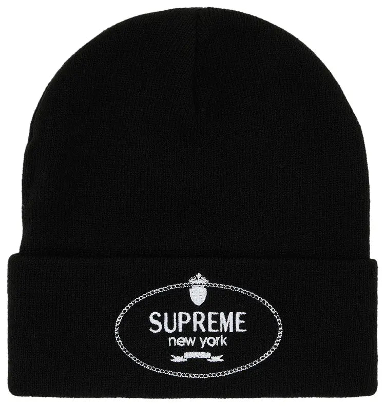 Supreme New York Black Beanie