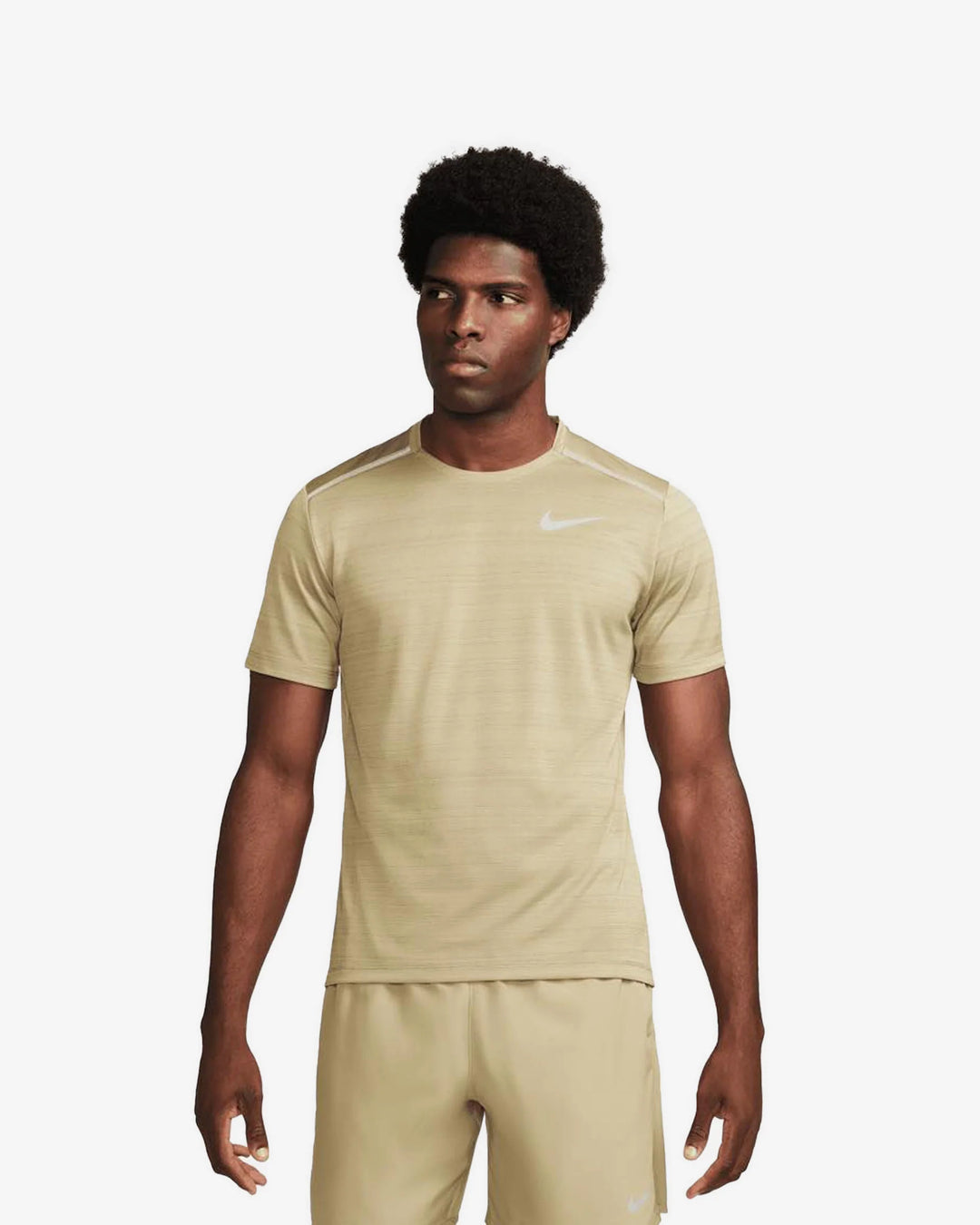 Nike Miler Olive T-Shirt/Shorts Set