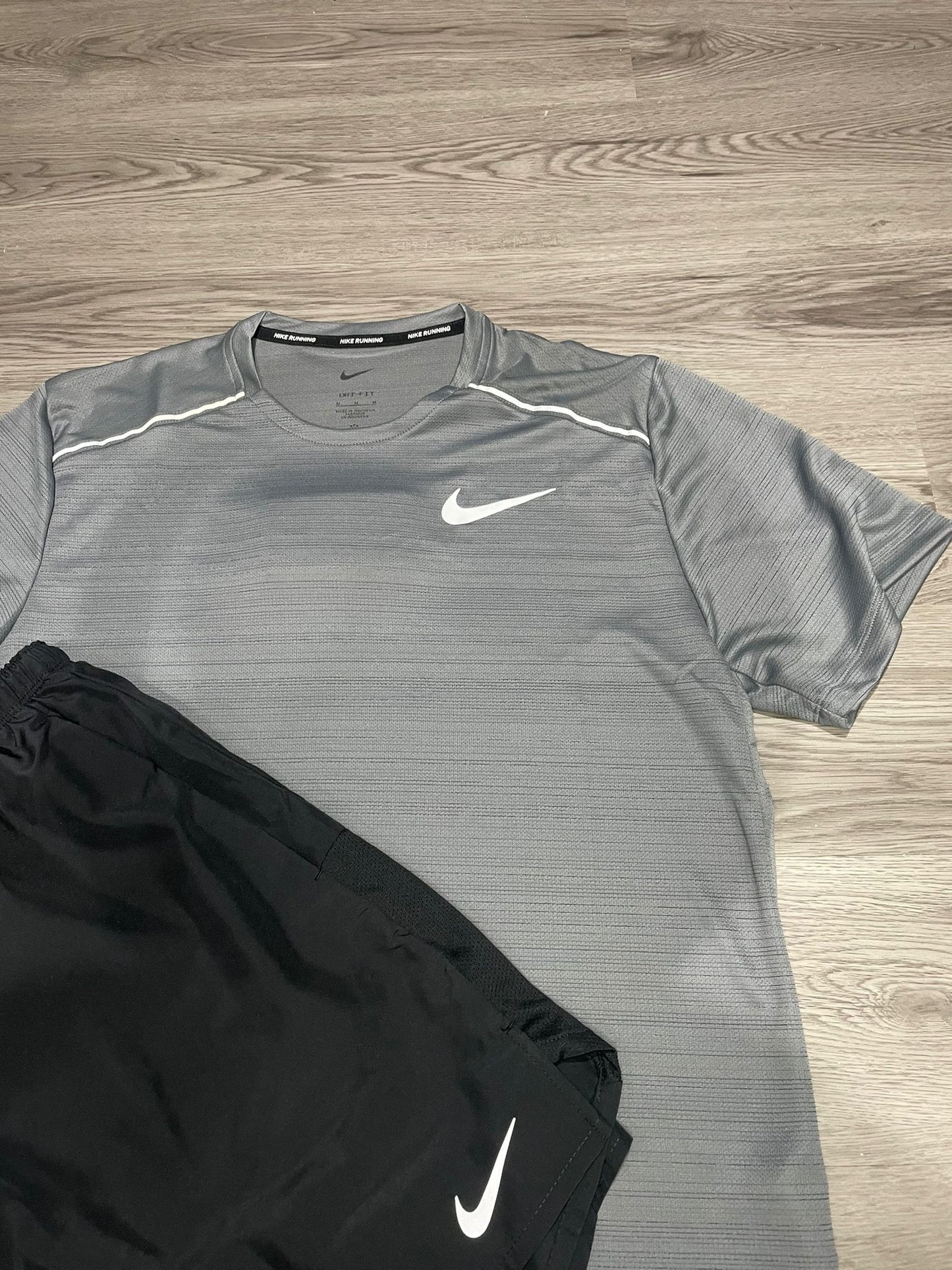 Nike Miler Set - Grey Black