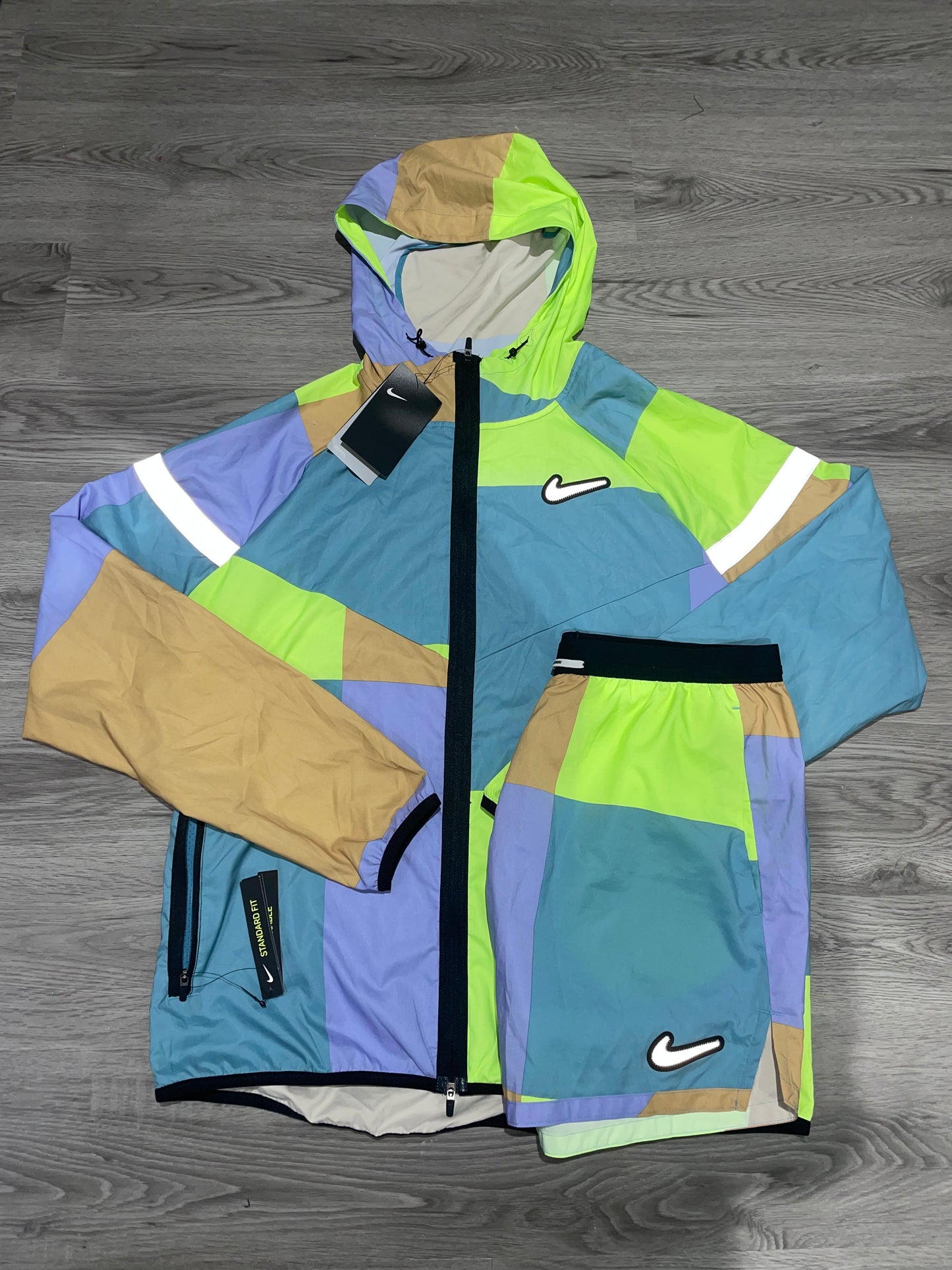 Nike patchwork Jacket Only