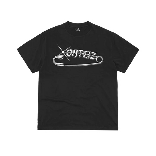 Corteiz Safety Pin Tee - Black