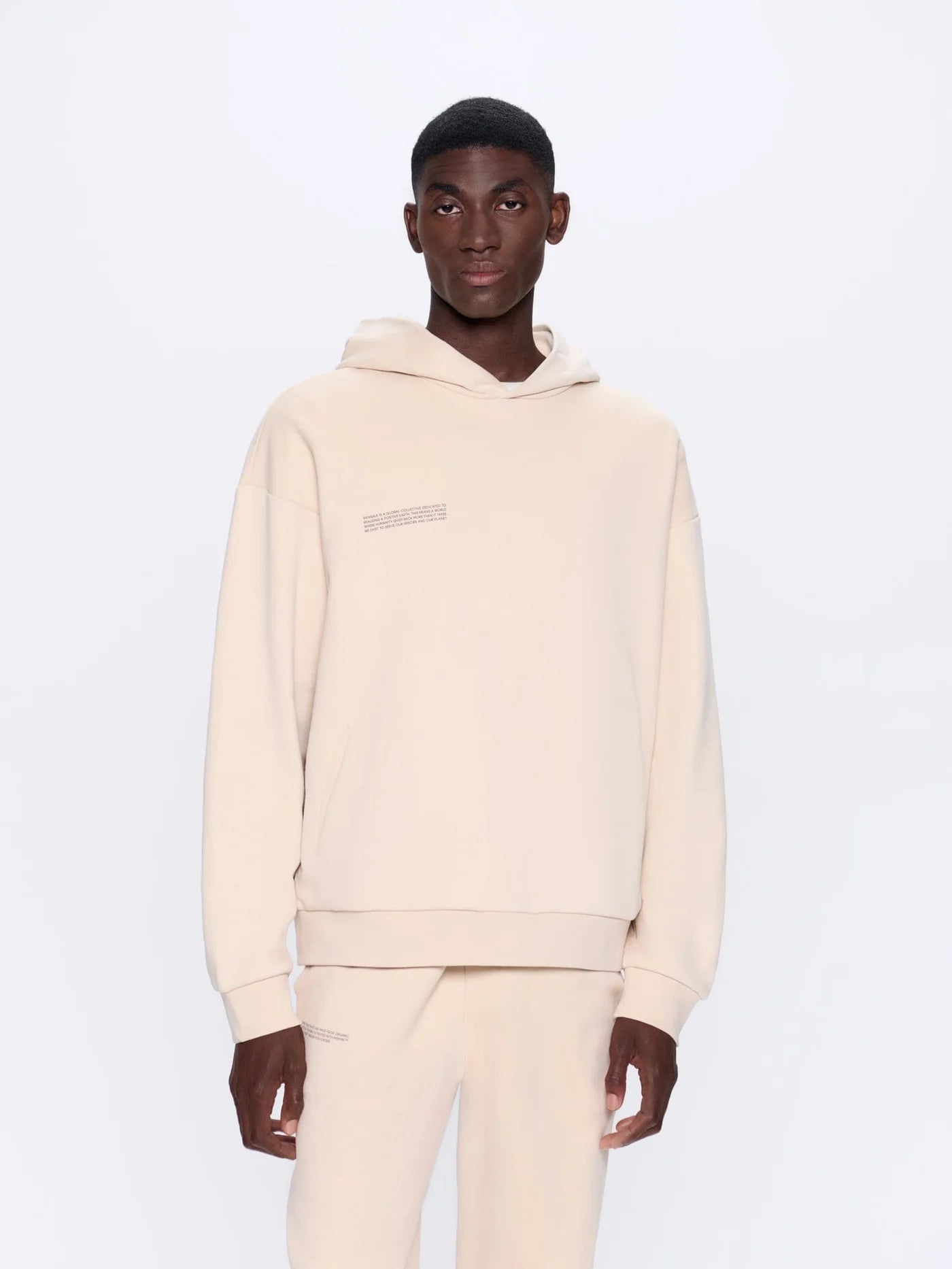 Pangaia 365 HEAVYWEIGHT SIGNATURE HOODIE - UNDYED